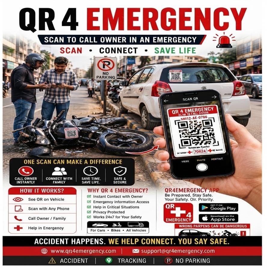 QR 4 Emergency sticker sample 4